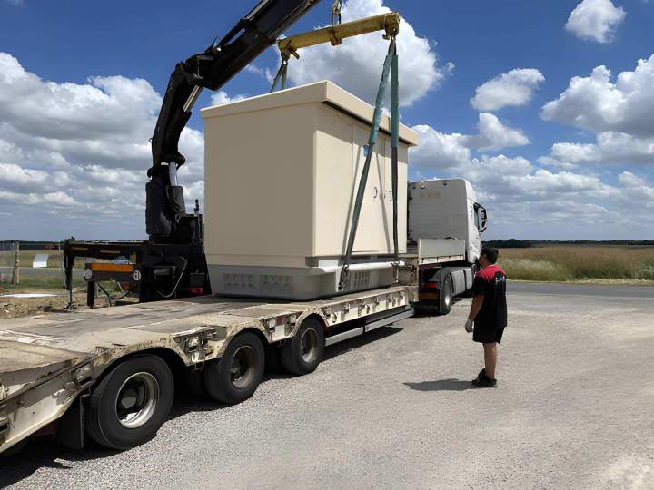 Transport groupe électrogène industriel Gisors